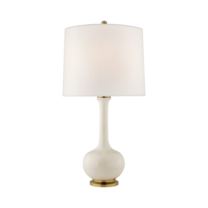 Coy Table Lamp in Ivory.