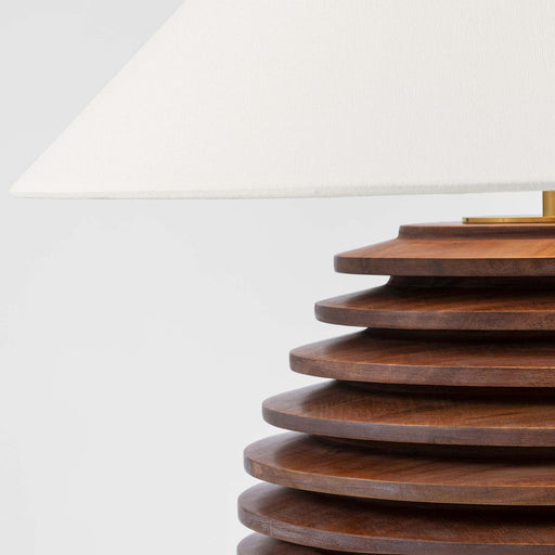 Crenelle Table Lamp in Detail.