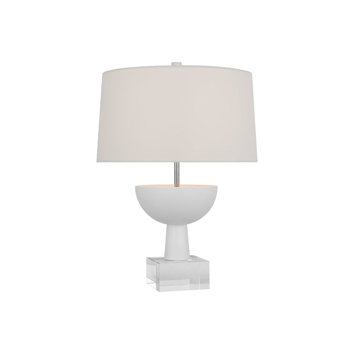 Eadan Table Lamp in Plaster White (15.5-Inch).