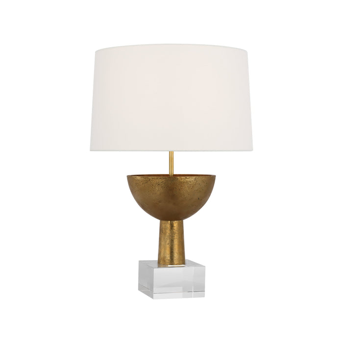 Eadan Table Lamp in Museum Brass (17.5-Inch).