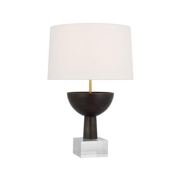 Eadan Table Lamp in Warm Iron (17.5-Inch).