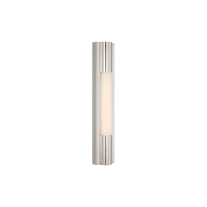 Ellington LED Bath Wall Light in Polished Nickel (16-Inch).