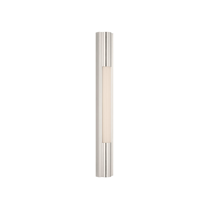 Ellington LED Bath Wall Light in Polished Nickel (24-Inch).