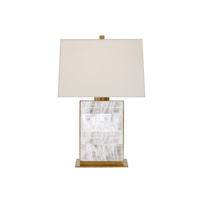 Ellis Table Lamp in Natural Brass (22.5-Inch).