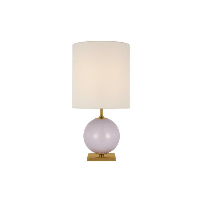 Elsie Table Lamp in Lilac/Cream Linen(Small).