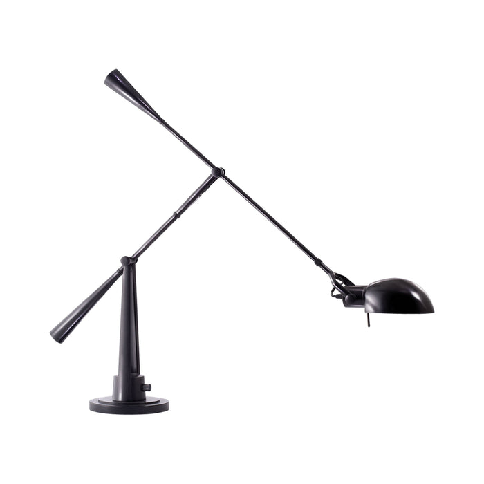 Equilibrium Table Lamp in Black Nickel.