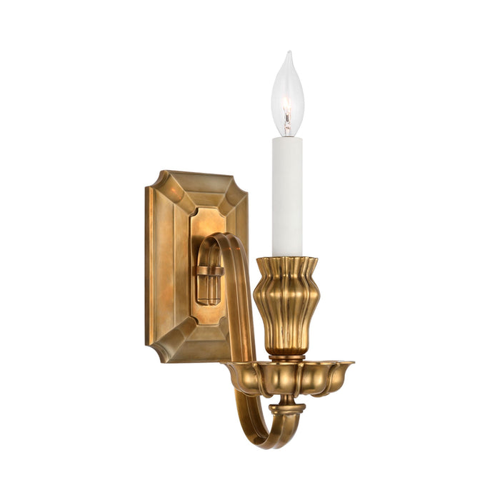 Falaise Wall Light in Natural Brass (1-Light).