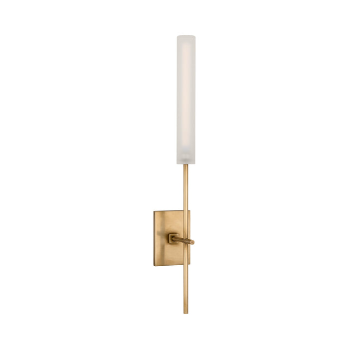 Fay LED Bath Wall Light in Hand-Rubbed Antique Brass.