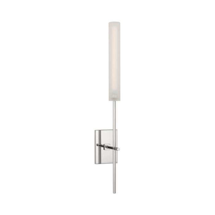 Fay LED Bath Wall Light in Polished Nickel.