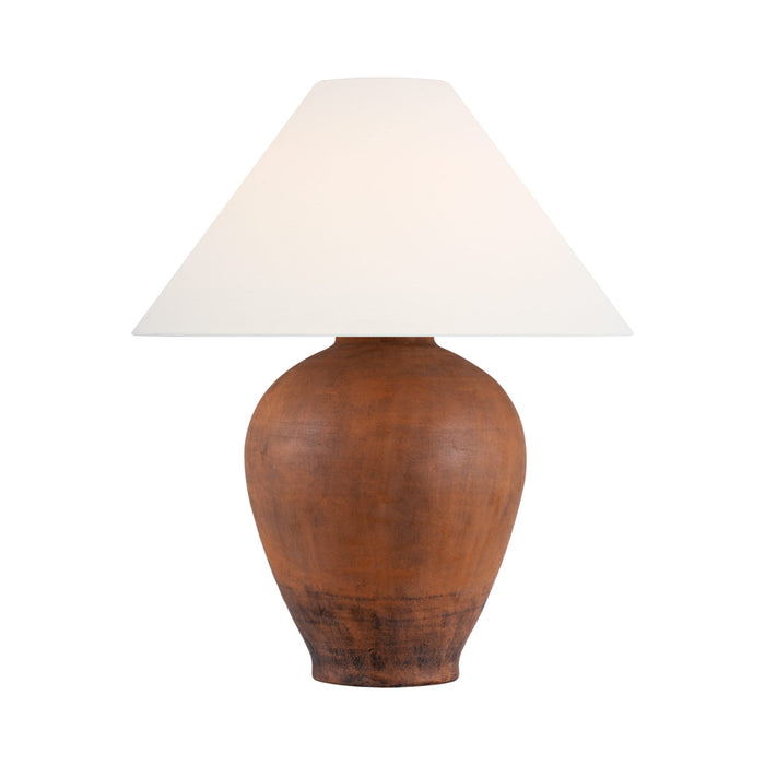 Fischer Table Lamp in Natural Terracotta.