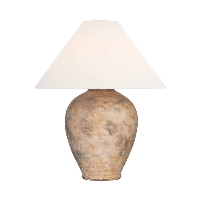 Fischer Table Lamp in Rustic Terracotta.