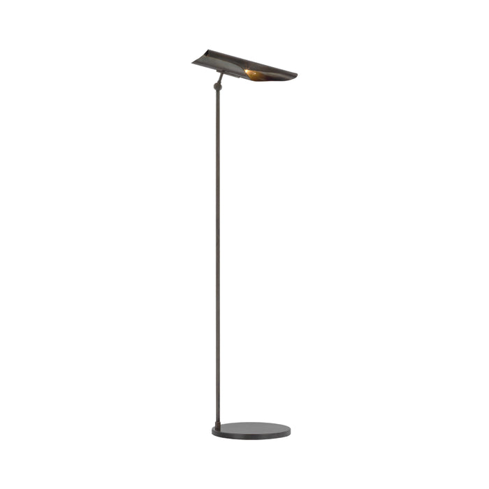 Flore Floor Lamp in Gun Metal.