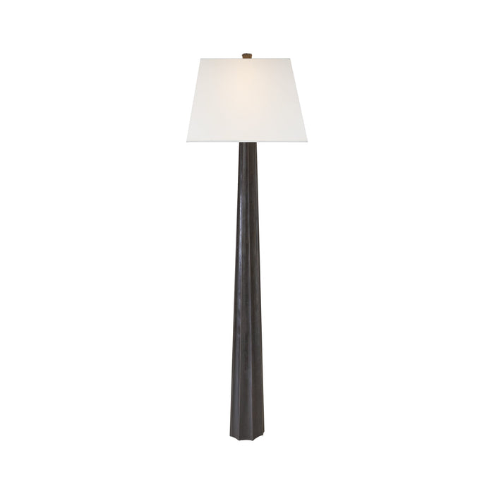 Fluted Spire Floor Lamp Aged Iron.