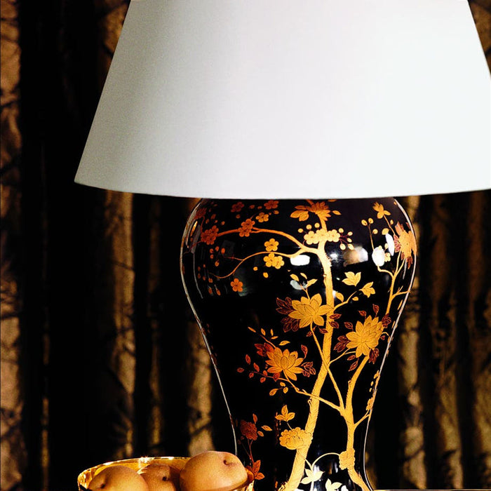 Gable Table Lamp in living room.