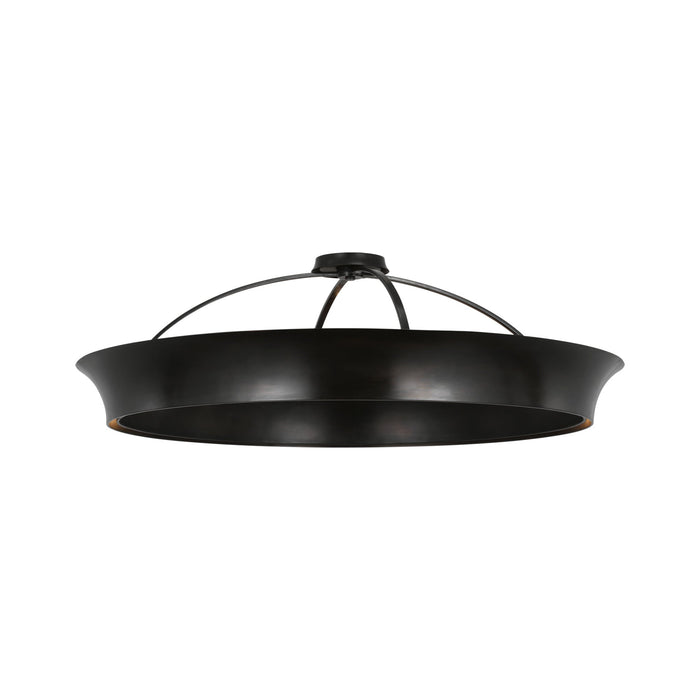 Garland LED Flush Mount Ceiling Light in Aged Iron (40-Inch).