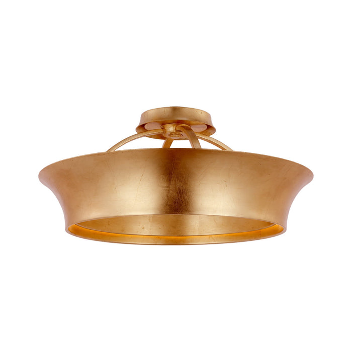 Garland LED Semi Flush Mount Ceiling Light in Gild (20-Inch).