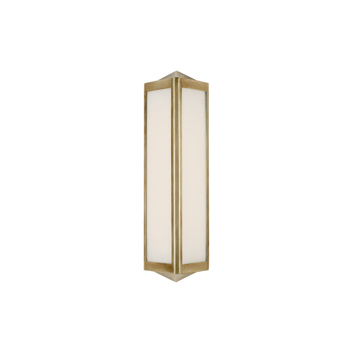 Geneva Bath Wall Light in Natural Brass (Small).