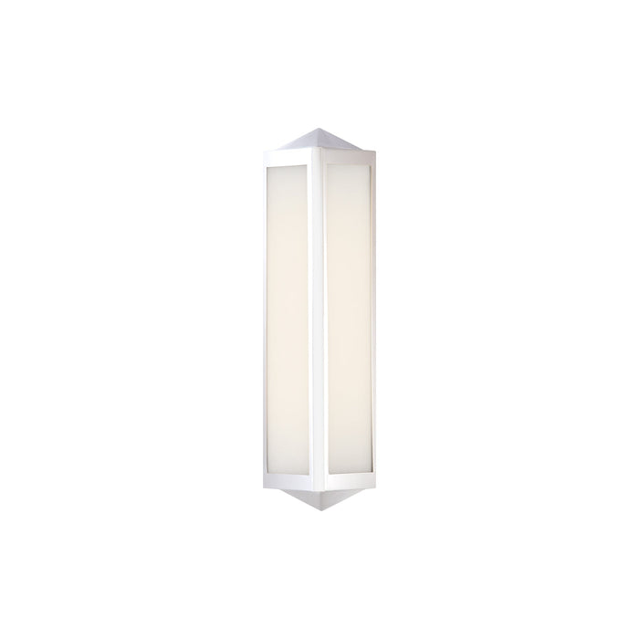 Geneva Bath Wall Light in Polished Nickel (Small).