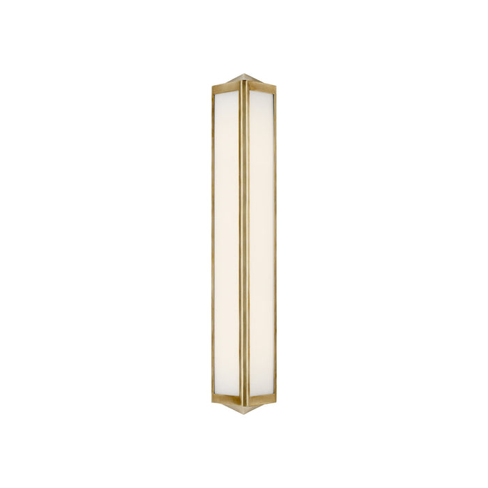 Geneva Bath Wall Light in Natural Brass (Medium).