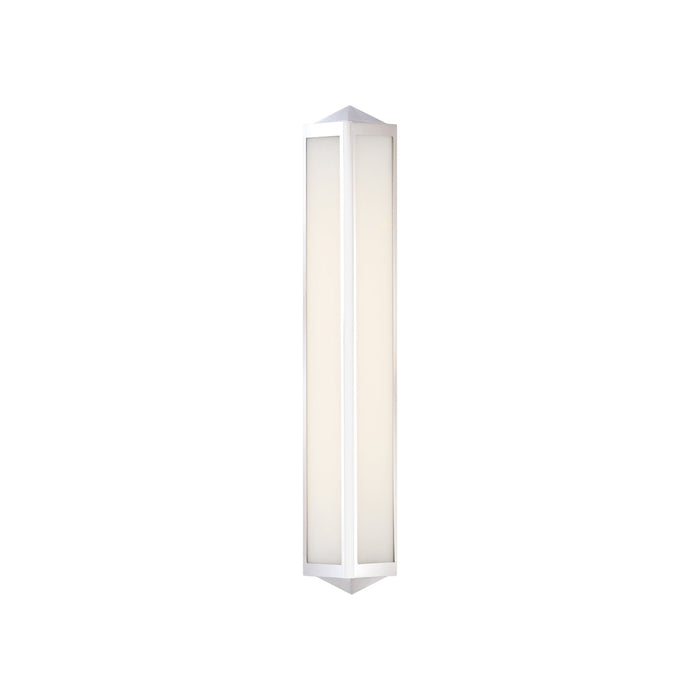 Geneva Bath Wall Light in Polished Nickel (Medium).