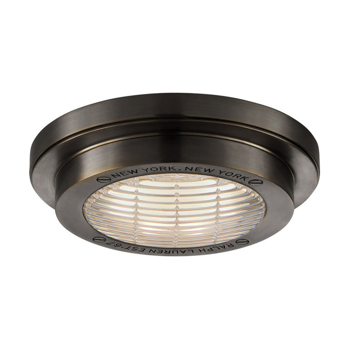 Grant LED Flush Mount Ceiling Light in Bronze (6.25-Inch).