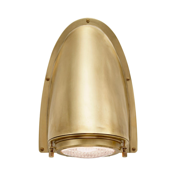 Grant Outdoor Wall Light in Natural Brass (Large).