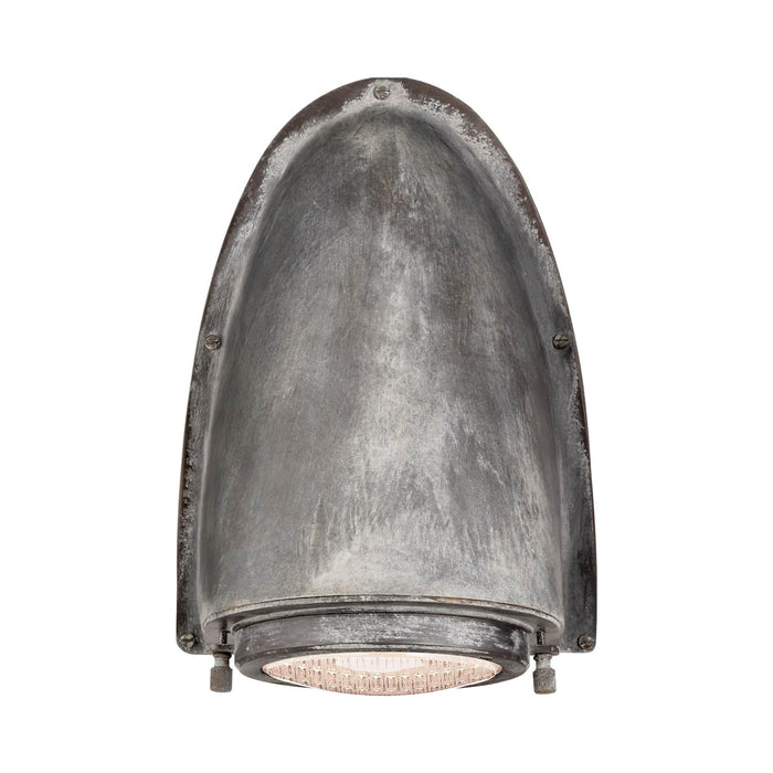 Grant Outdoor Wall Light in Weathered Zinc (Large).