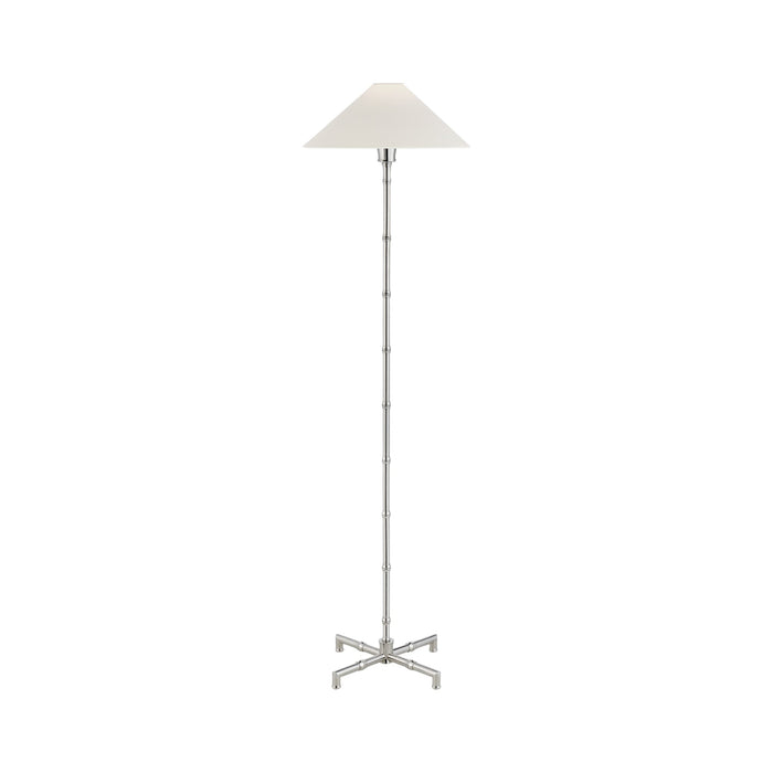 Grenol Floor Lamp in Polished Nickel.