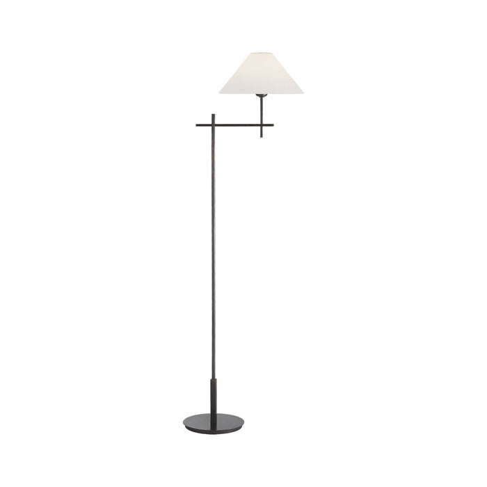 Hackney Bridge Arm Floor Lamp in Bronze.