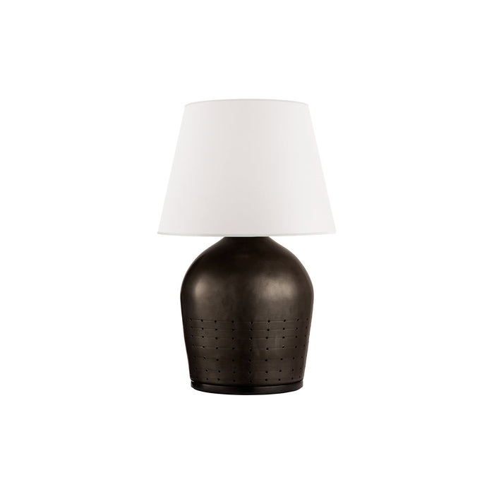 Halifax Table Lamp in Black Porcelain (Small).