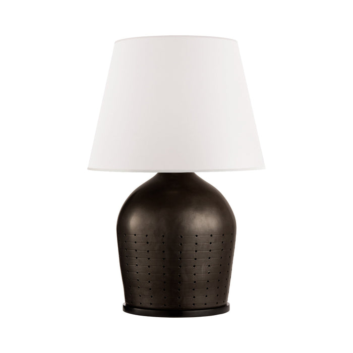 Halifax Table Lamp in Black Porcelain (Large).