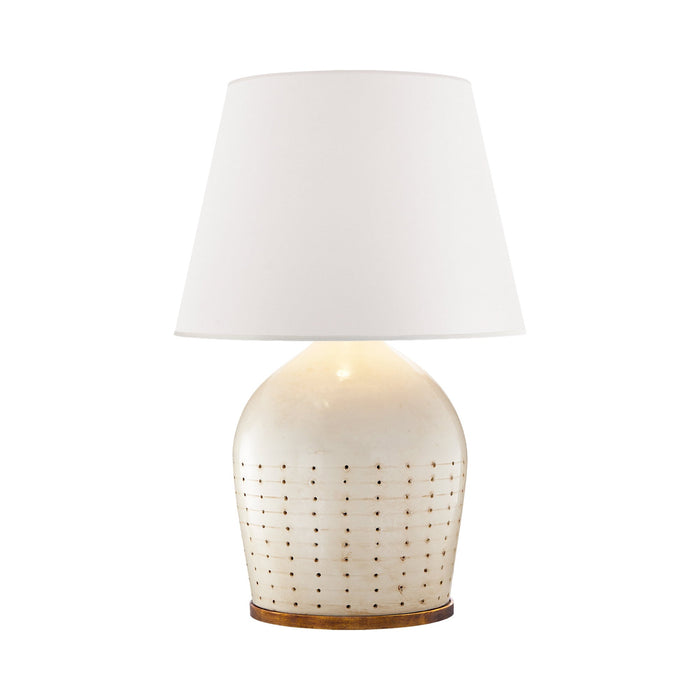 Halifax Table Lamp in Coconut Porcelain (Large).