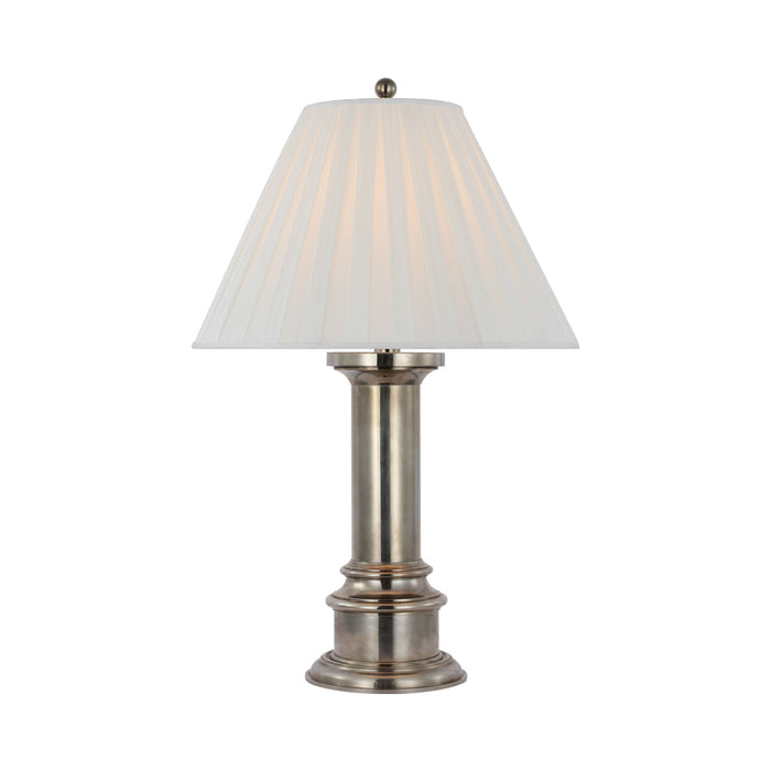 Hammett Table Lamp in Butler's Silver.