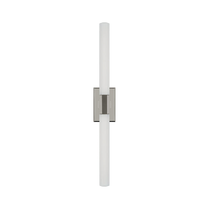 Hawthorne LED Bath Wall Light in Polished Nickel (2-Light).