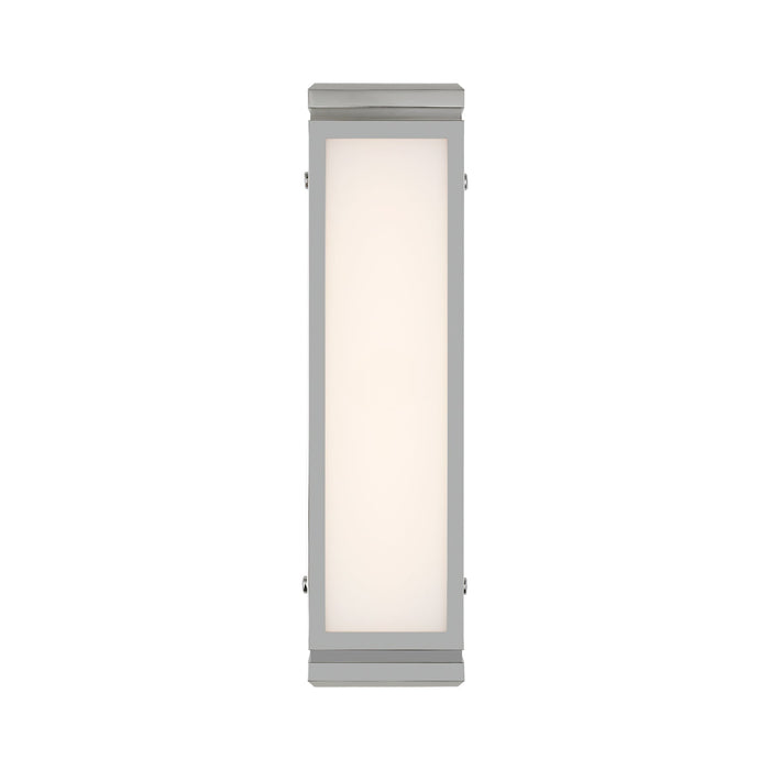 Hayles LED Bath Wall Light in Polished Nickel (17-Inch).