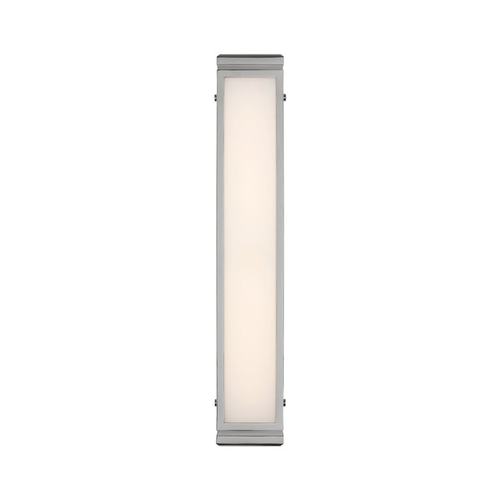 Hayles LED Bath Wall Light in Polished Nickel (26-Inch).