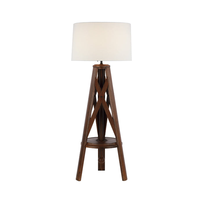 Holloway Floor Lamp in Natural Rift Oak.