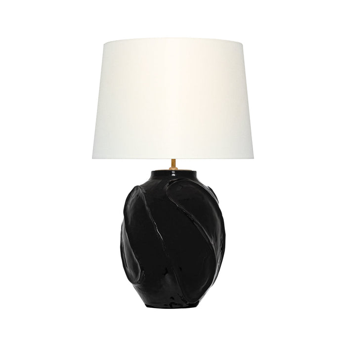 Idalia Table Lamp in Raven Black.