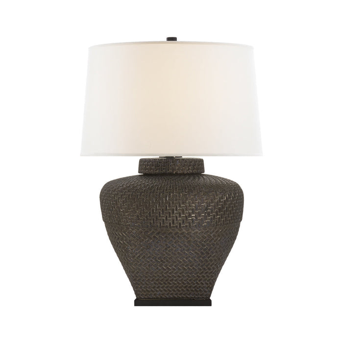 Isla Table Lamp in Crystal Bronze.