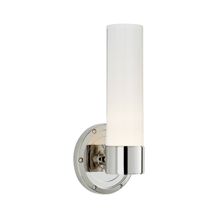 Jones LED Bath Wall Light in Polished Nickel (Small).