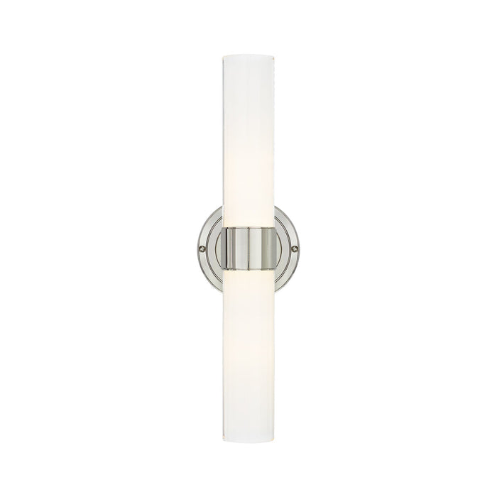 Jones LED Bath Wall Light in Polished Nickel (Large).