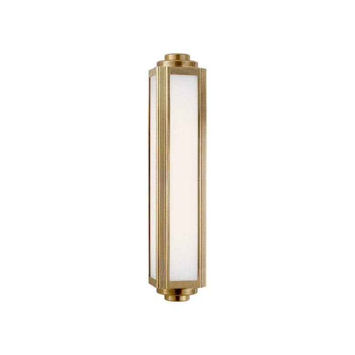 Keating Bath Wall Light in Natural Brass (Medium).