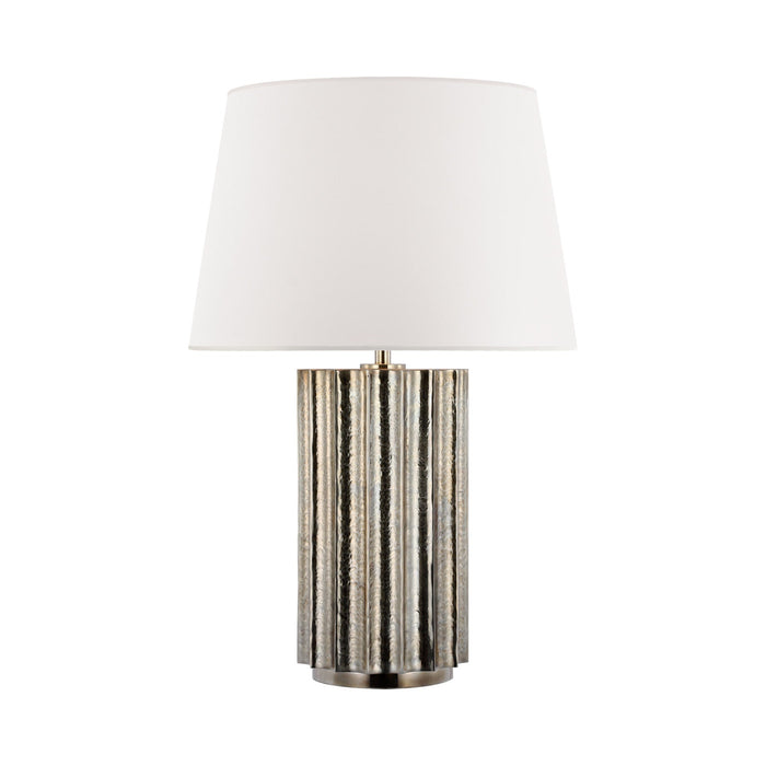 Kolber Table Lamp in Butler's Silver.