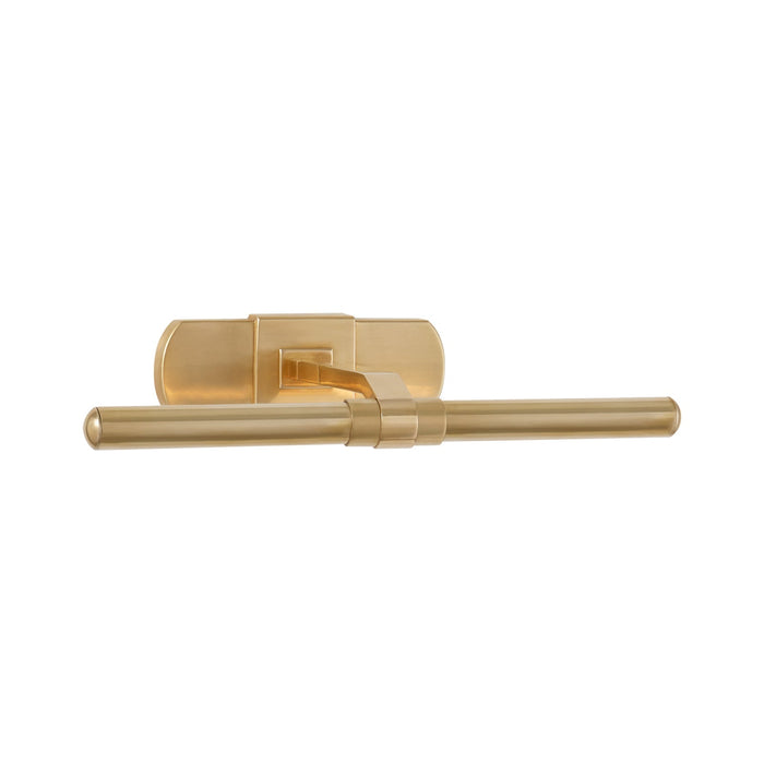 Langley LED Picture Light in Natural Brass (13-Inch).