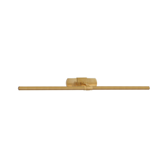 Langley LED Picture Light in Natural Brass (32-Inch).