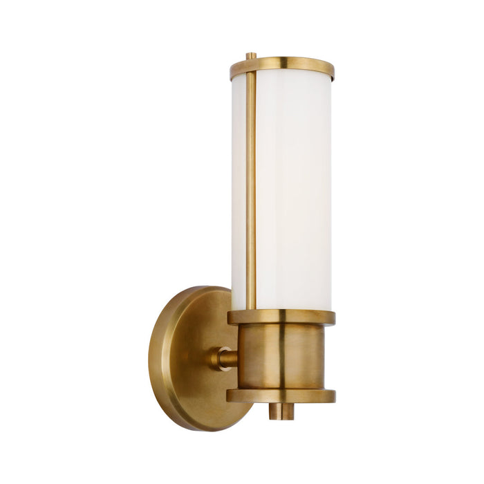 Lichfield Bath Wall Light in Natural Brass (1-Light).