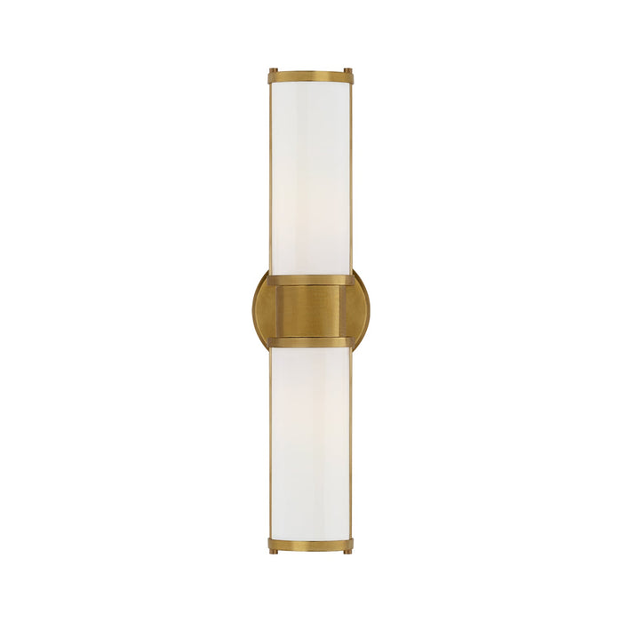 Lichfield Bath Wall Light in Natural Brass (2-Light).