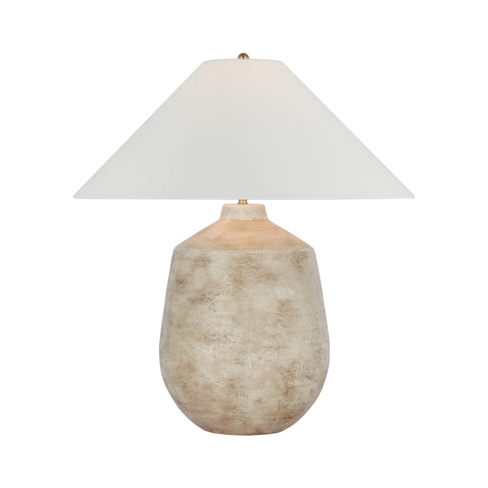 Lillis Table Lamp in Waxed Bisque Ceramic.