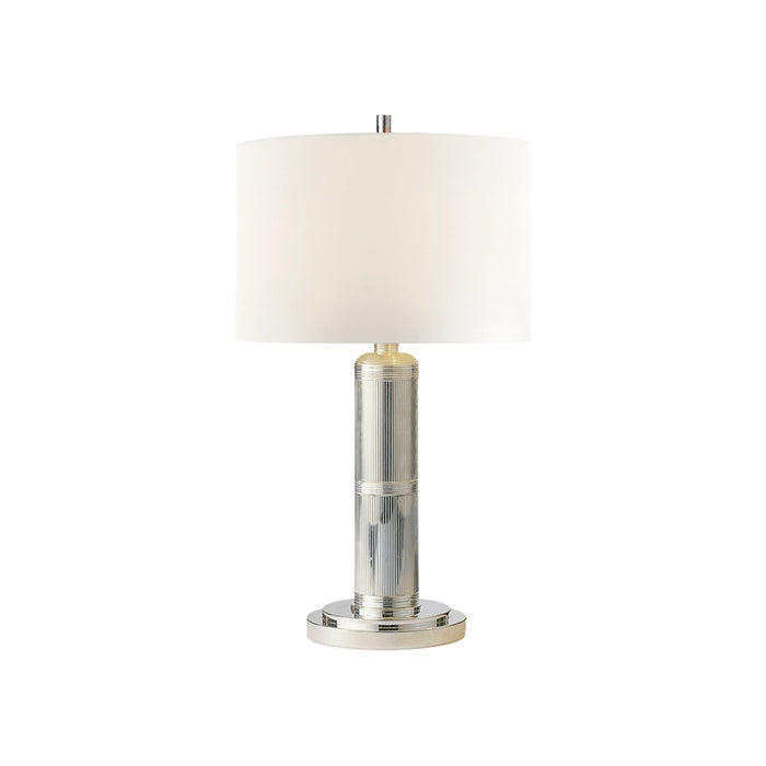 Longacre Table Lamp in Polished Nickel (Small).