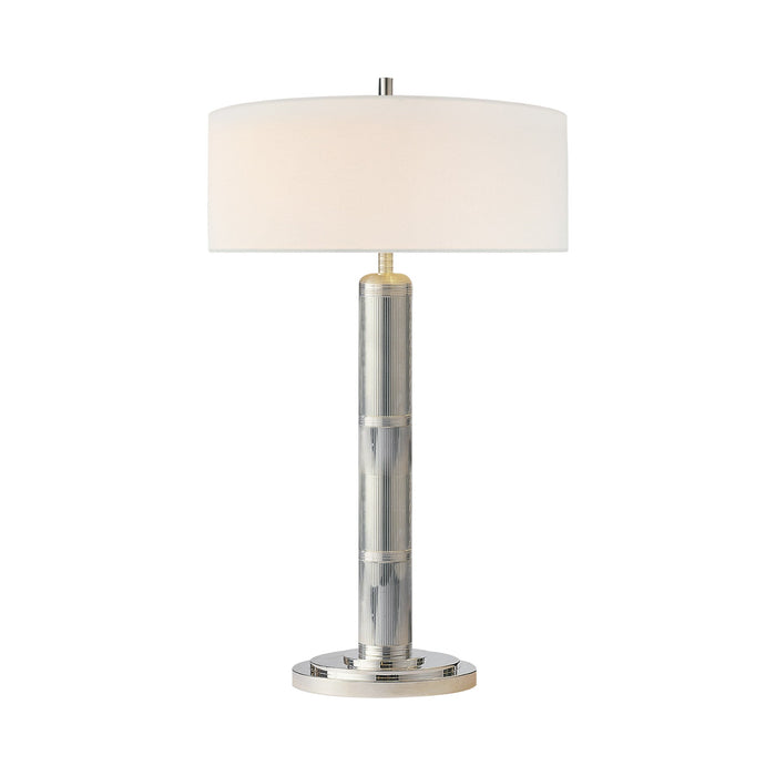 Longacre Table Lamp in Polished Nickel (Tall).